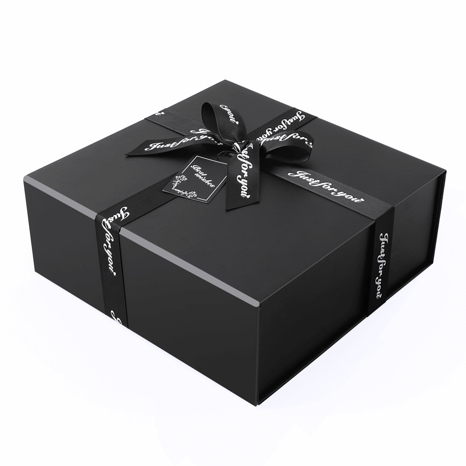 Luxury Cardboard Gift Box with Crossing Letter Ribbon– JIAWEI WORLD